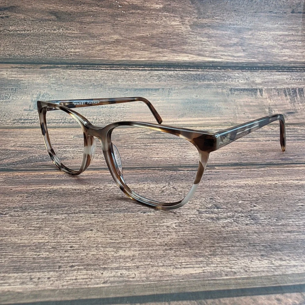 Warby Parker Esme M-937 Tortoise Shell Eyeglass Frames Brown Tan 55-16-145